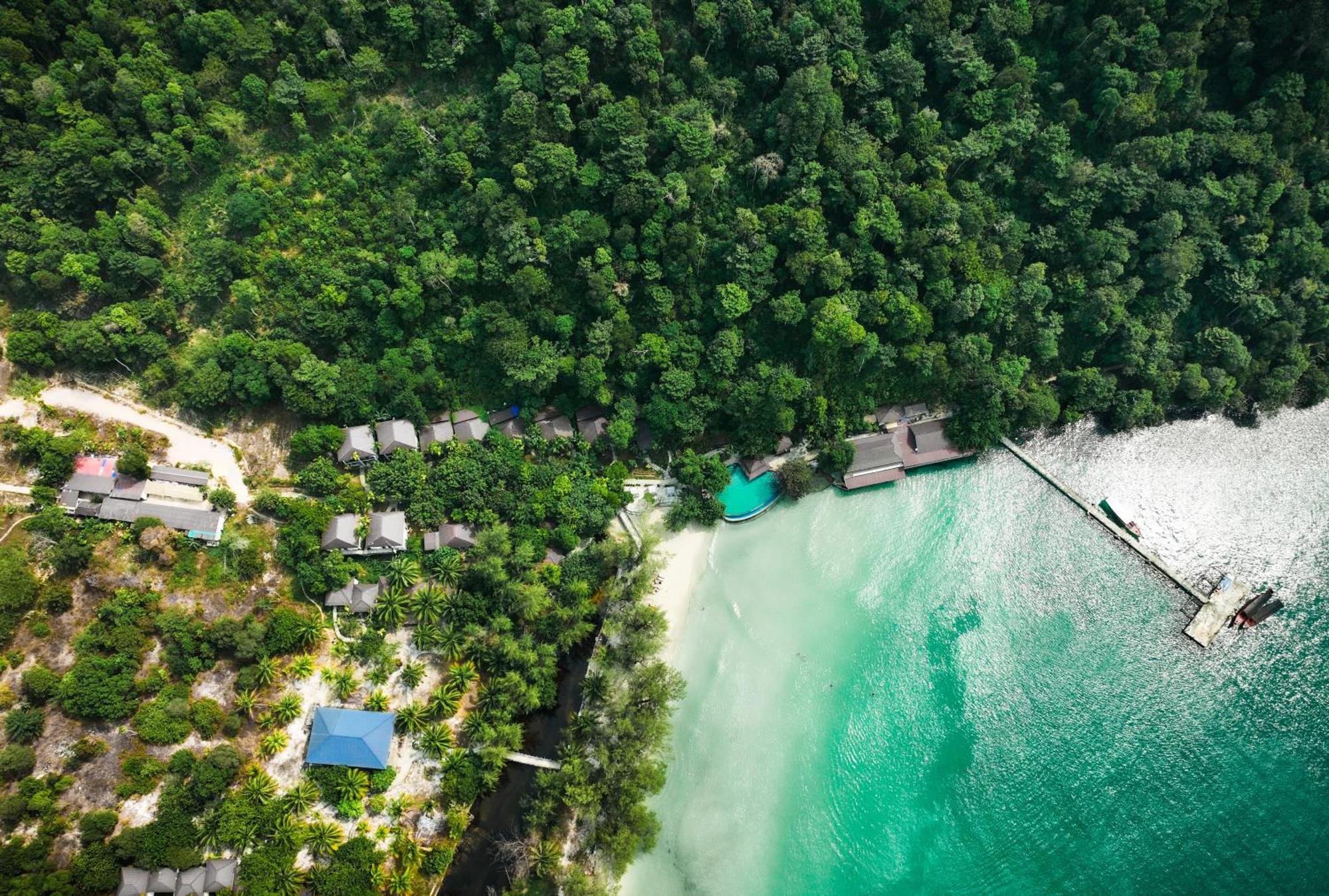Koh Rong Hill Beach Resort Derm Tkov Village Exterior foto
